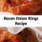 These ain't your grandma's onion rings. #food #easyrecipe #bacon #sides #sidedishes