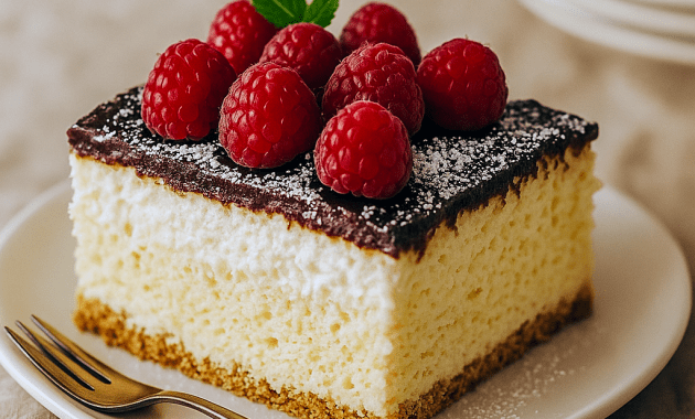 A beautiful Vanilla Raspberry Love Cake — an Italian Sweet Cake with fluffy vanilla layers, creamy ricotta, glossy chocolate ganache, and fresh raspberries. A true gem among Underrated Desserts, inspired by Desserts Italian, perfect for fans of Love Bakes Good Cakes Recipes, Everyday Cake Recipes, and Easy Italian Cake Recipes Simple. Ideal as an Easy Cake For Beginners, a show-stopping Italian Bakeless Cake, and a must-try addition to your collection of Easy Italian Deserts.