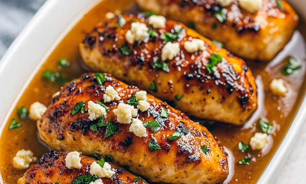 Hot Honey Feta Chicken baked with spicy honey glaze and creamy cheese topping, an easy recipe perfect for Health Dinner Recipes, weeknight Chicken Dinner Recipes, and flavorful Mediterranean Recipes. A juicy favorite among Chicken Breast Recipes and must-try Chicken Dishes Recipes for a quick and delicious Chicken Dinner.