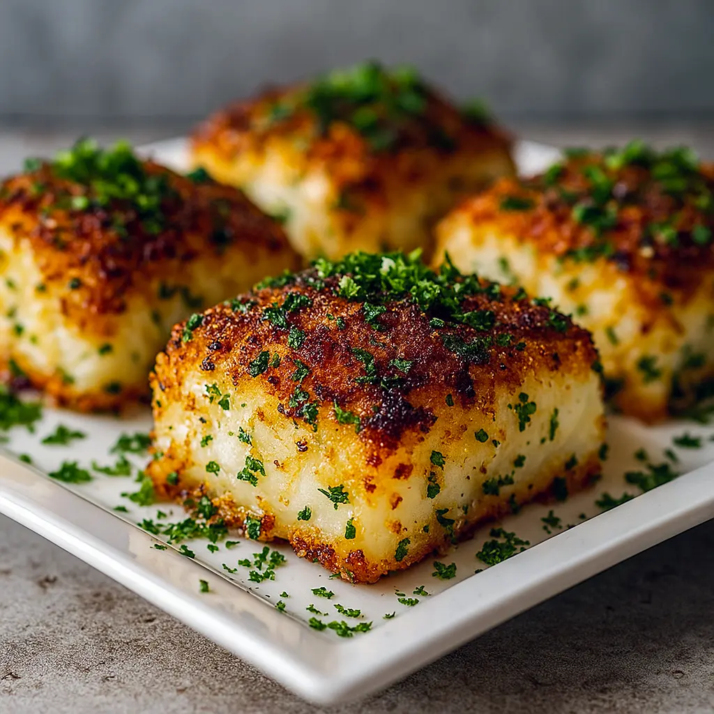 Close-up of a baked cod fillet with a crunchy panko crust, lemon wedge, and parsley — perfect for Oven Fried Cod Fish Recipes lovers. Works equally well if you prefer to Poach Cod or straight-up Bake Cod Fish Recipes Oven style; honestly one of the Best Cod Fish Recipes Oven Baked for busy nights.