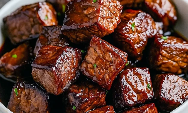 Juicy Crock Pot Beef Bites simmered in savory sauce, a cozy Steak Cubes Recipe Crock Pots dinner perfect for weeknights, Meals In The Crockpot, or Meat Recipes For Potluck gatherings.
