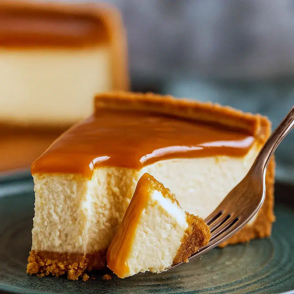 A creamy Maple Bourbon Cheesecake topped with a drizzle of maple syrup, perfect as a rich Maple Bourbon Dessert for fans of No Bake Cheesecake Flavors, Fun Baking Recipes, and indulgent Sweets Desserts.