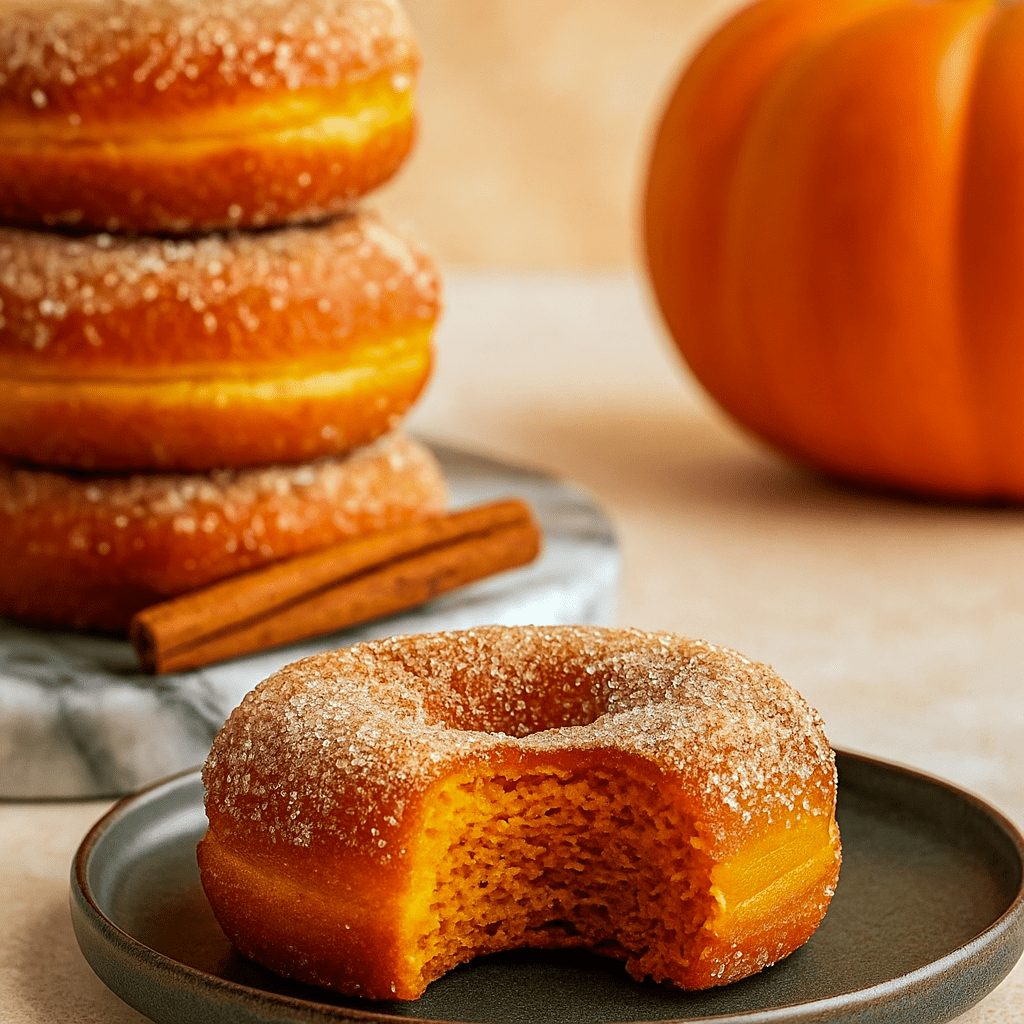 A batch of golden Pumpkin Baked Donut Recipe topped with cinnamon sugar, perfect Pumpkin Cake Doughnuts Baked for Easy Morning Baked Goods. Delicious Baked Pumpkin Doughnut Recipes made with pumpkin puree, ideal as Baked Pumpkin Donuts With Buttermilk, a classic Pumpkin Recipes Donut, tasty Pumpkin Donut for fall, fun Baking Halloween treat, and a must-try Pumpkin Spice Doughnut Recipe.