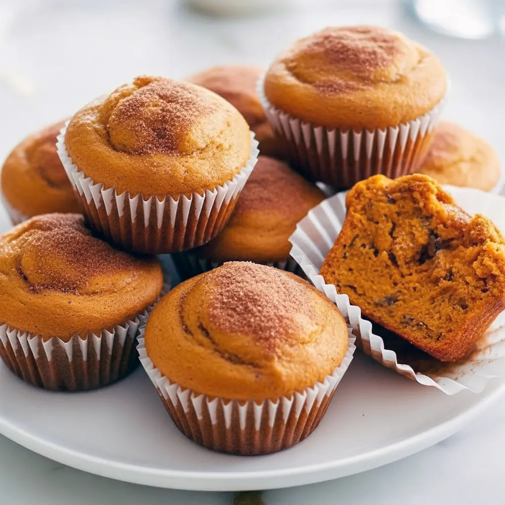 Tray of golden Greek yogurt pumpkin muffins cooling on a rack — a perfect photo for Recipes Using One Cup Of Pumpkin, inspired by Fresh Pumpkin Recipes Healthy, serving as a light Pumpkin Yogurt Dessert and an example of Greek Yogurt Dessert Recipes Healthy; also pictured as Pumpkin Pie Muffins Healthy in my Greek Yogurt Pumpkin Recipes collection for Recipes With Pumpkin Puree Healthy, ideal for Healthy Pumpkin Baking and a cozy Fall Dessert Healthy.