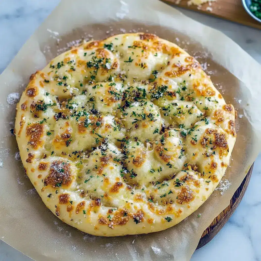 Close-up of golden garlic-Parmesan focaccia dotted with rosemary and flaky salt — showcases Foccacia Bread Flavors, quick Recipes With Foccacia Bread, and ideas for Different Types Of Foccacia Bread, Focaccia Bread Flavors.