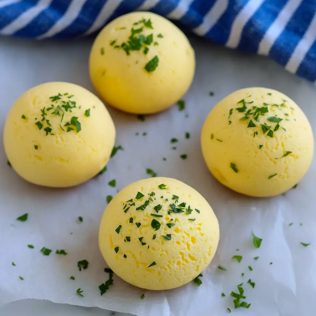 Savory Ricotta Recipes brought to life — close-up of golden ricotta egg bites in a muffin tin, topped with chopped chives and a lemon wedge, a perfect example of Egg Bites Easy for busy breakfasts.