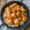 Crispy Bang Bang Tofu cubes glazed in spicy-sweet sauce over rice — a simple Fast Vegan Dinner and one of the Best Tofu Dinners.