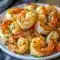 Air Fryer Garlic Parmesan Shrimp served in a bright bowl, one of the easiest Shrimp Recipes In Air Fryer for dinner.