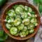 Cucumber Feta Salad served in a bright bowl, a Fresh Cucumber Feta Salad perfect for summer lunches.