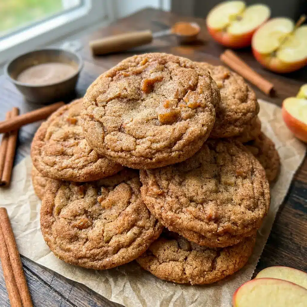 Soft Apple Snickerdoodles dusted with cinnamon sugar, a delicious Apple Recipes favorite for the season.