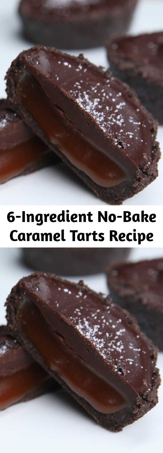 6-Ingredient No-Bake Caramel Tarts Recipe - This is seriously one of the easiest, most impressive desserts ever.