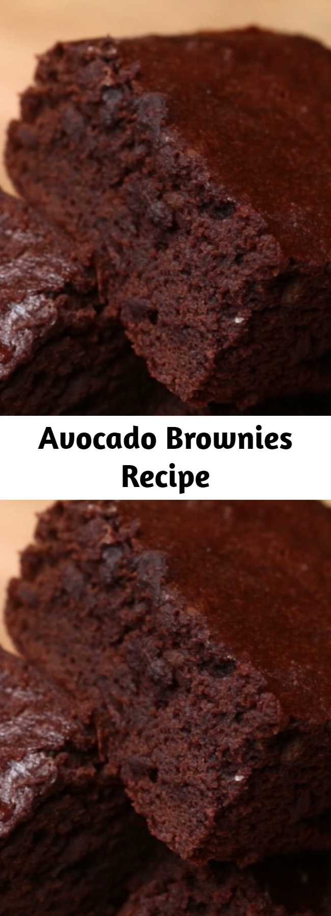 Avocado Brownies Recipe - They're pretty decent healthy brownies! They've got a good fudgy texture and most people thought the taste was pretty good too. Apparently you can swap butter with avocado and still get delicious, healthier brownies!