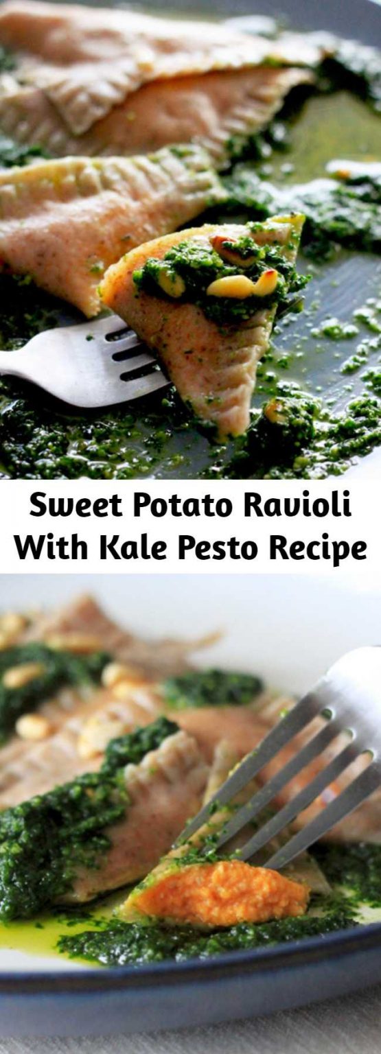 Sweet Potato Ravioli With Kale Pesto Recipe Mom Secret Ingrediets
