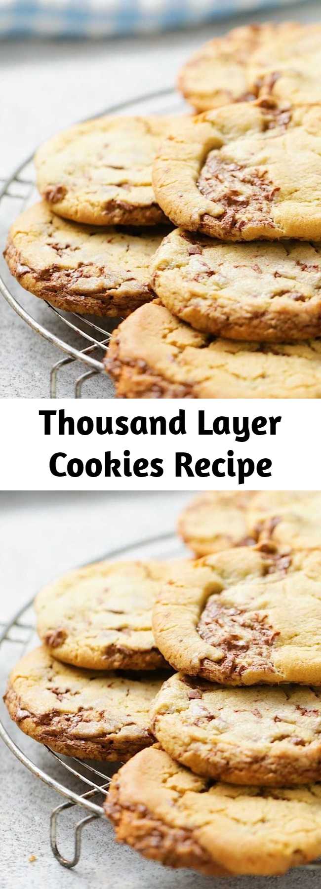 Thousand Layer Cookies Recipe - Little known fact: the name actually refers to how many of these you'll want to layer on your plate.