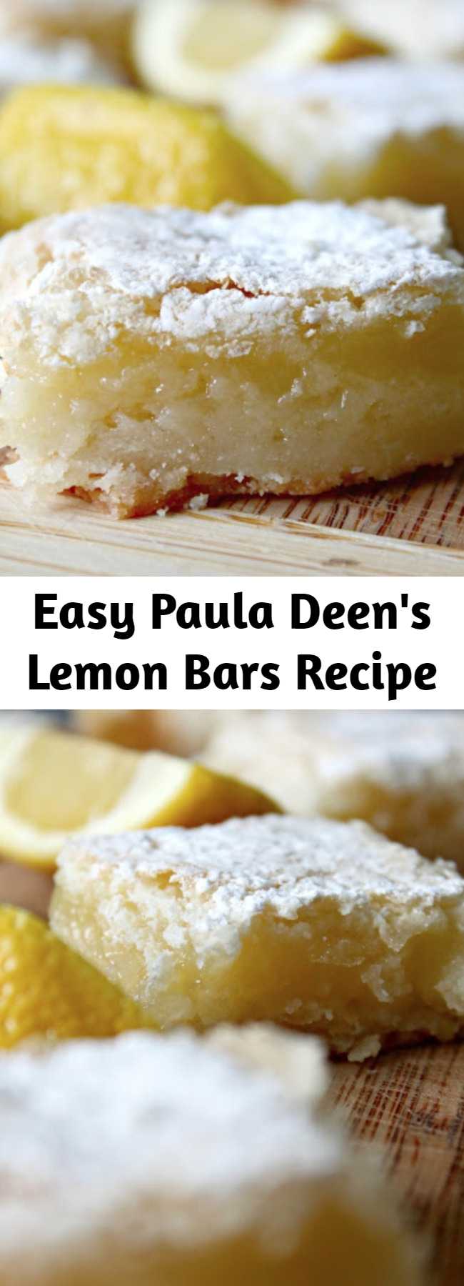 Easy Paula Deen's Lemon Bars Recipe - If you're looking for a fairly quick and light dessert, this one is perfect. I like what Paula said in the magazine and it's wonderfully true, "I love making these because you don't even have to pull out a mixer." Thanks, Paula, for making it easy on us.