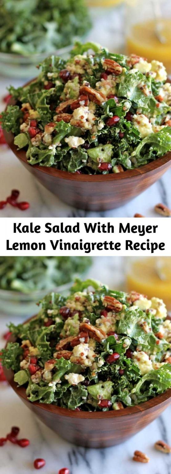 Kale Salad With Meyer Lemon Vinaigrette Recipe – Mom Secret Ingrediets