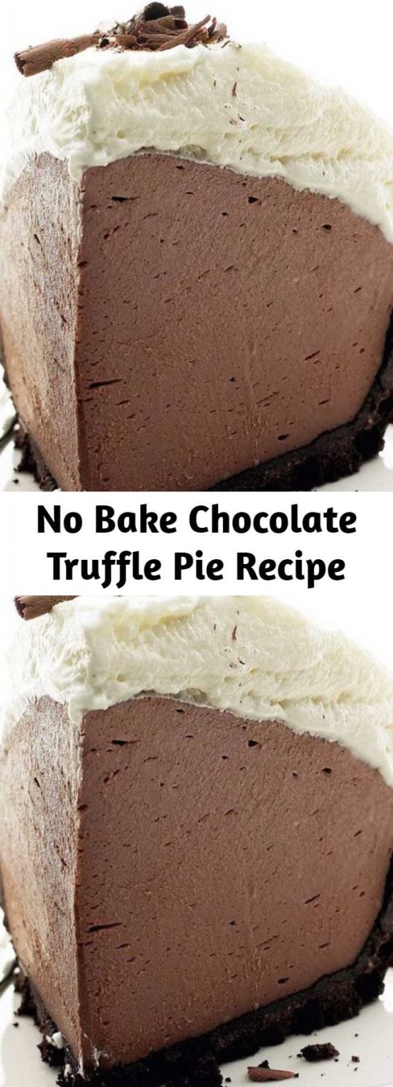 No Bake Chocolate Truffle Pie Recipe Mom Secret Ingrediets