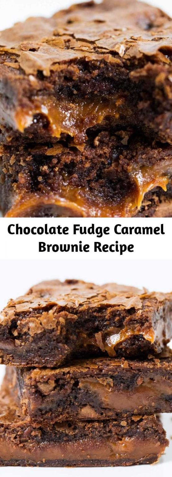 Chocolate Fudge Caramel Brownie Recipe Mom Secret Ingrediets