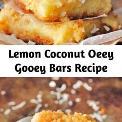 These Lemon Coconut Gooey Butter Bars are buttery, gooey, with a taste of lemon and a touch of coconut. This is made of Paula Deen's Ooey Gooey Butter Bars. If you love that recipe, you will love these bars.