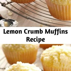 Lemon Crumb Muffins Recipe I love to have the dough for these muffins ready and waiting in the refrigerator when company comes. They bake up in just 20 minutes and taste delicious warm. Their cake-like texture makes them perfect for breakfast, dessert or snacking.