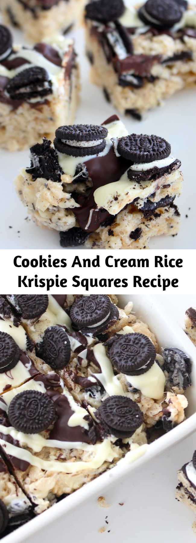 It's true, you've died and gone to cookies and cream heaven. Marshmallows, white chocolate, Oreos & chocolate chips - what's left to say?