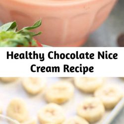 This 4-ingredient Healthy Chocolate Nice Cream boasts the same creamy deliciousness of traditional chocolate ice cream without all those fillers. Plus, it’s dairy free, vegan, and ready to eat in less than 10 minutes. Dessert is served! #nicecream #vegan #recipe #dessert #vegandessert #chocolate