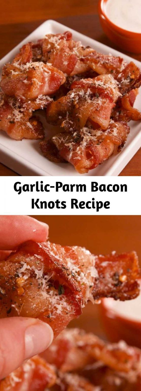Easy GarlicParm Bacon Knots Recipe Mom Secret Ingrediets