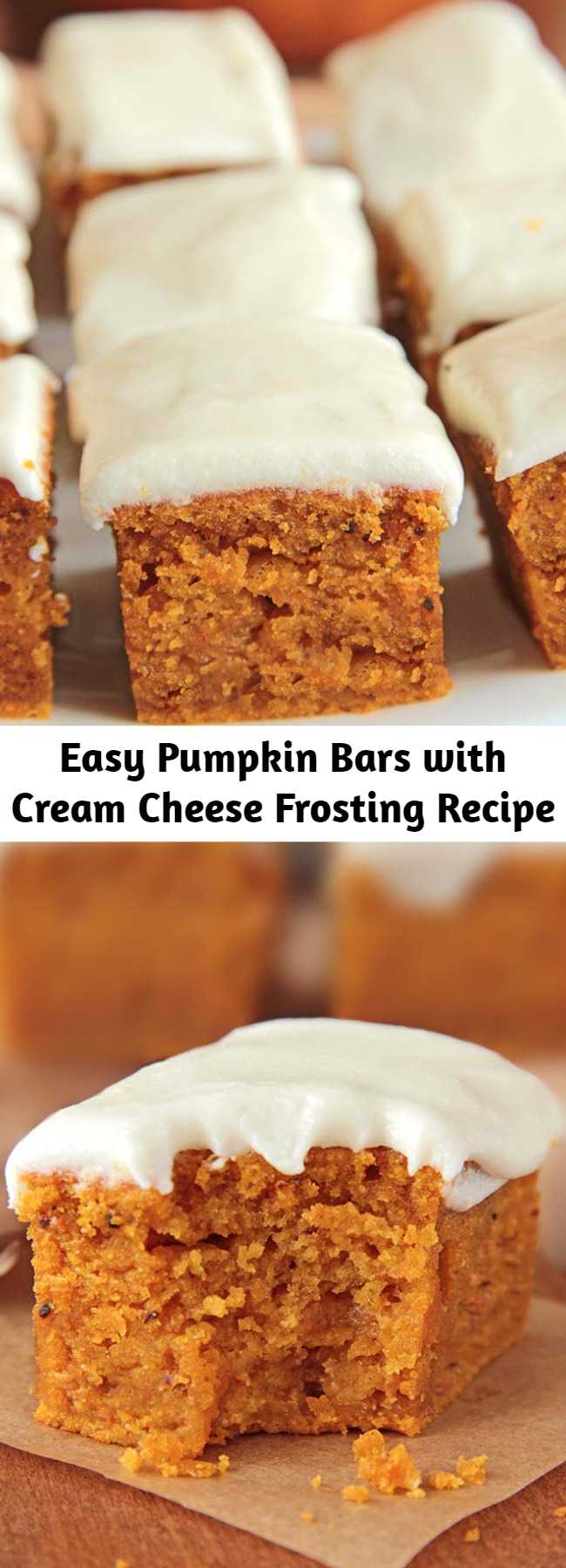 Easy Pumpkin Bars with Cream Cheese Frosting Recipe – Page 2 – Mom ...