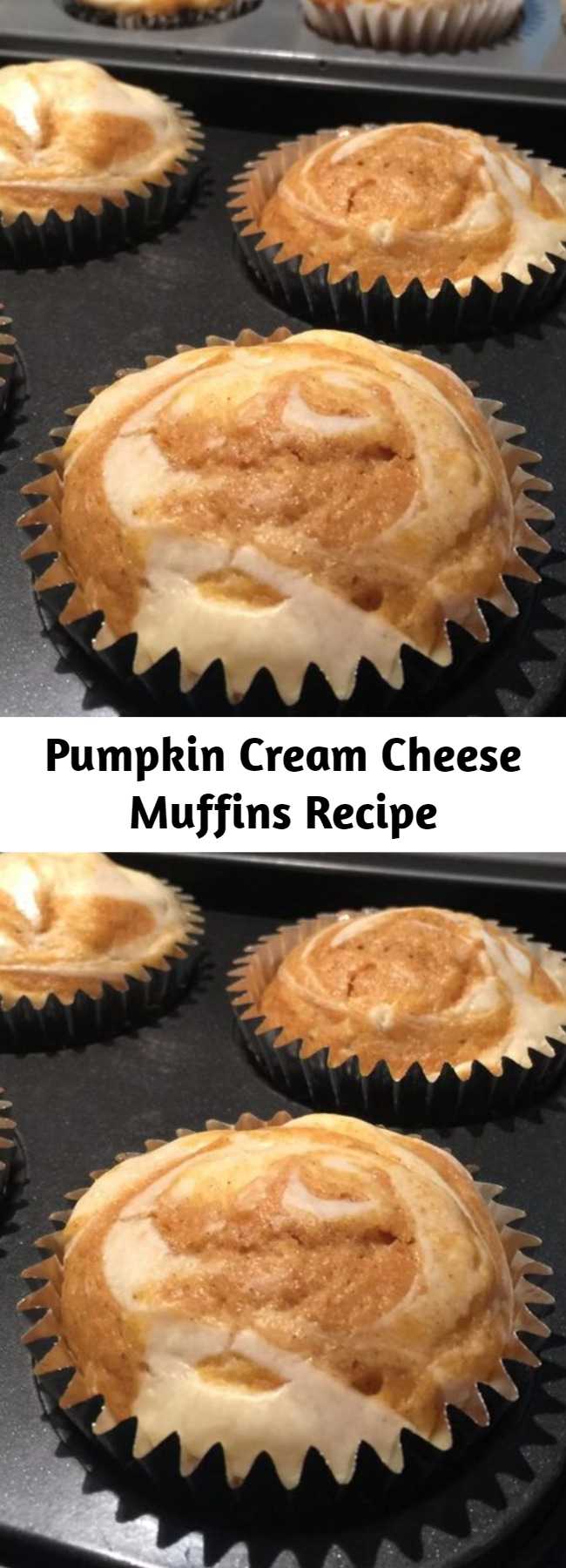 Pumpkin Cream Cheese Muffins Recipe - These muffins are the best! They are moist and very delicious. Not only taste great but looking so good as well! You'll be glad you made this recipe for pumpkin muffins with a cream cheese filling and a streusel topping. #breakfastrecipes #brunchrecipes #breakfastideas #brunchideas #muffins #muffinrecipes #baking #bakingrecipes