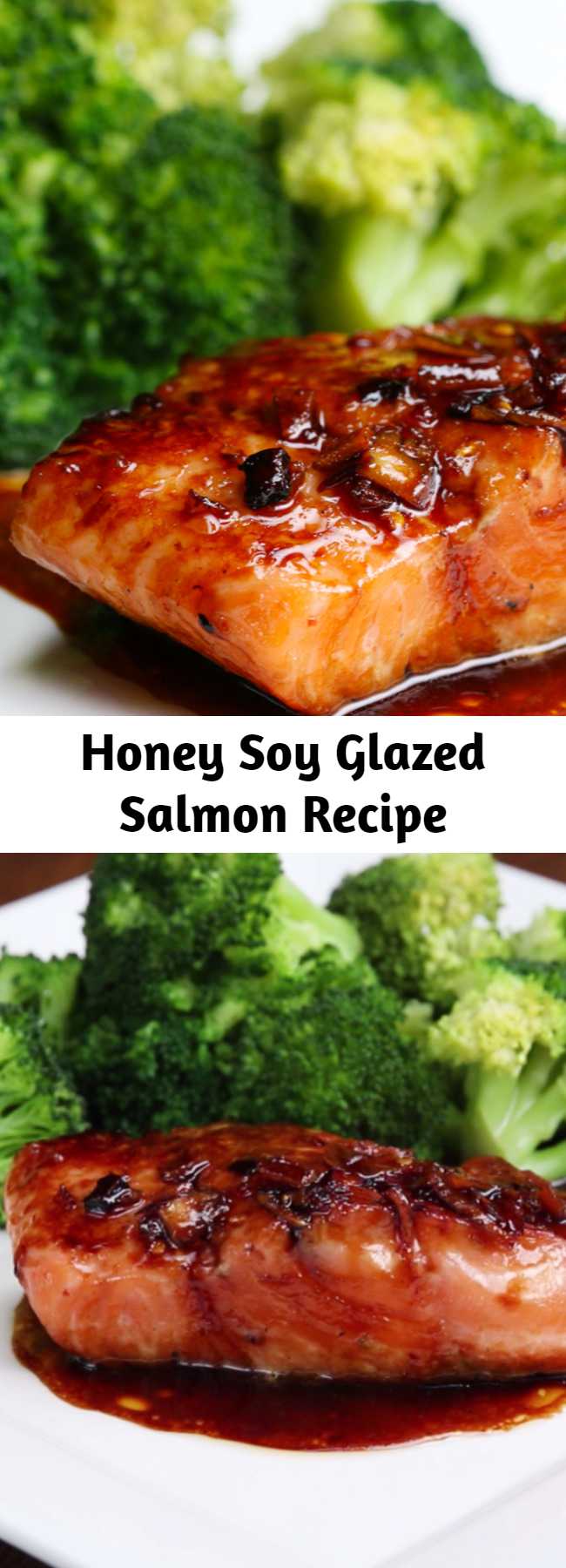 Honey Soy Glazed Salmon Recipe - Two words: honey salmon! Sure, it takes a tiny bit of prep work, but once you marinate your salmon, you won’t be able to go back.