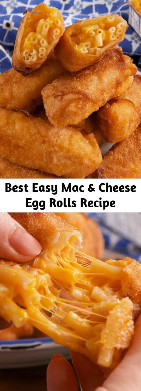 Best Easy Mac & Cheese Egg Rolls Recipe Mom Secret Ingrediets
