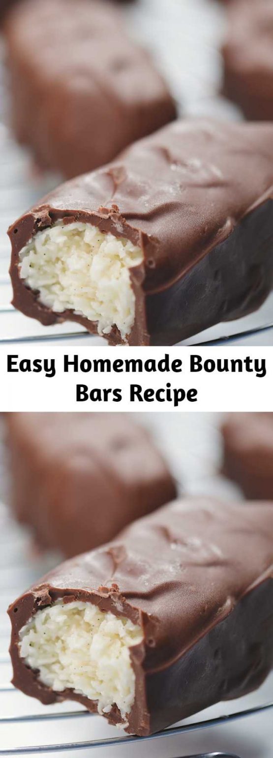Easy Homemade Bounty Bars Recipe Mom Secret Ingrediets
