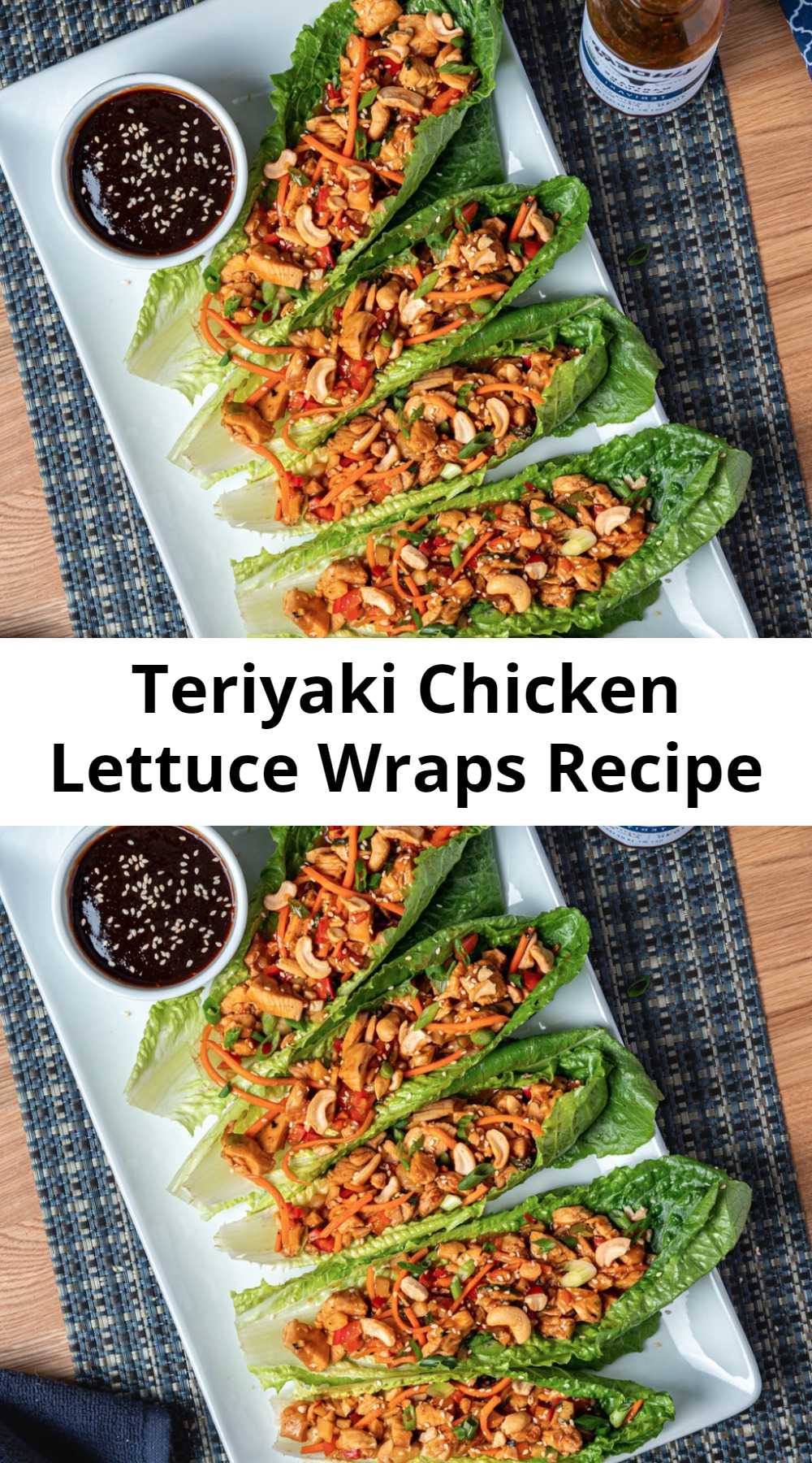 Teriyaki Chicken Lettuce Wraps Recipe - Delicious lettuce wraps made in 30 minutes!