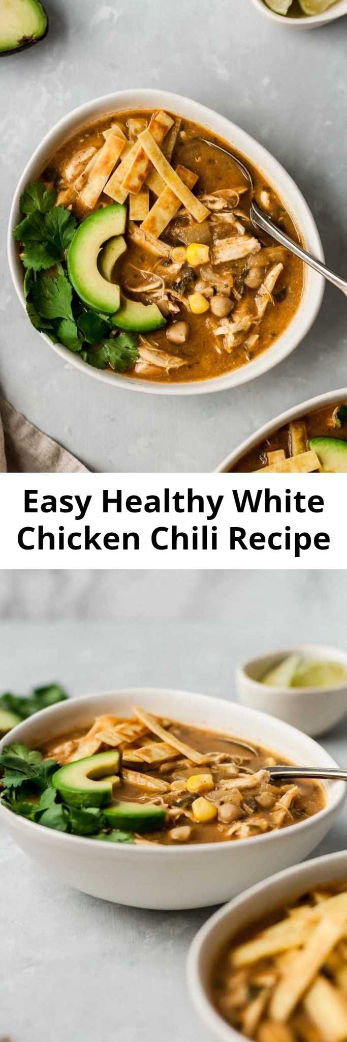 Easy Healthy White Chicken Chili Recipe – Mom Secret Ingrediets