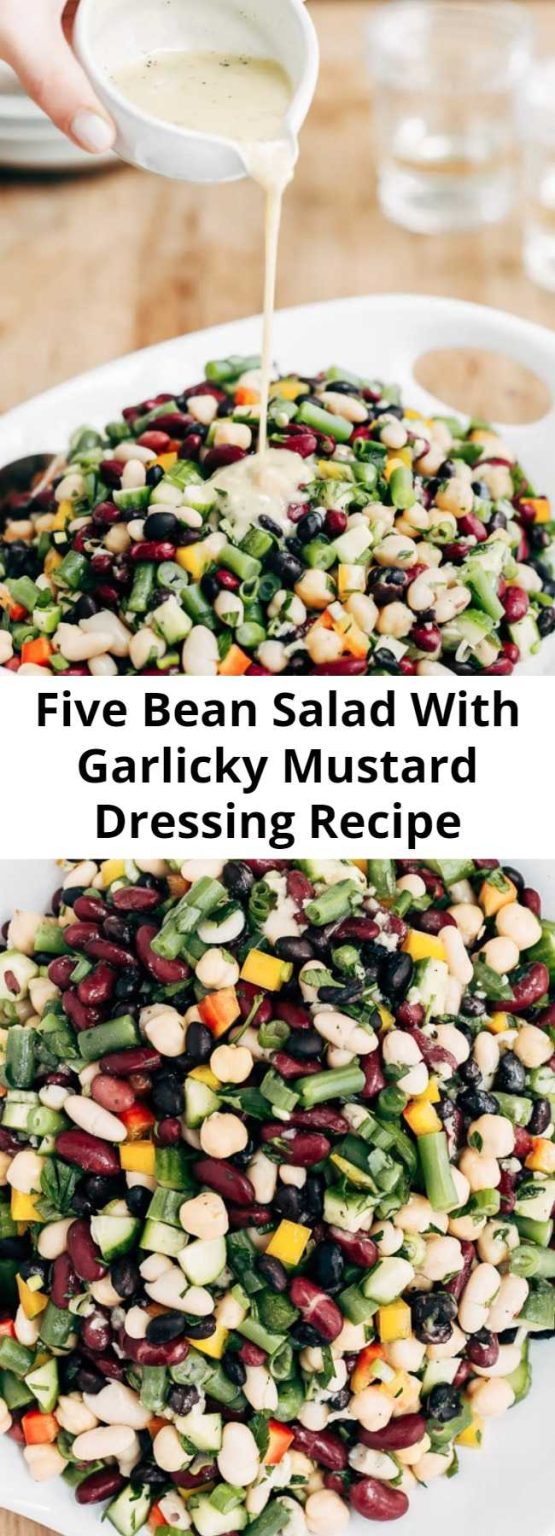 Five Bean Salad With Garlicky Mustard Dressing Recipe Mom Secret