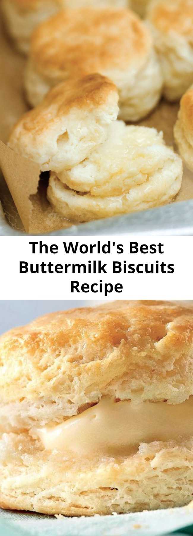 The World's Best Buttermilk Biscuits Recipe - This no-fail biscuit recipe will make you look like a pro, even if this is your first attempt at biscuit-making. And if you’re looking for something a little beyond a basic biscuit, try one of our delicious variations. However you make them, you’ll be rewarded with layer upon buttery layer of biscuit perfection. #buttermilkbiscuits