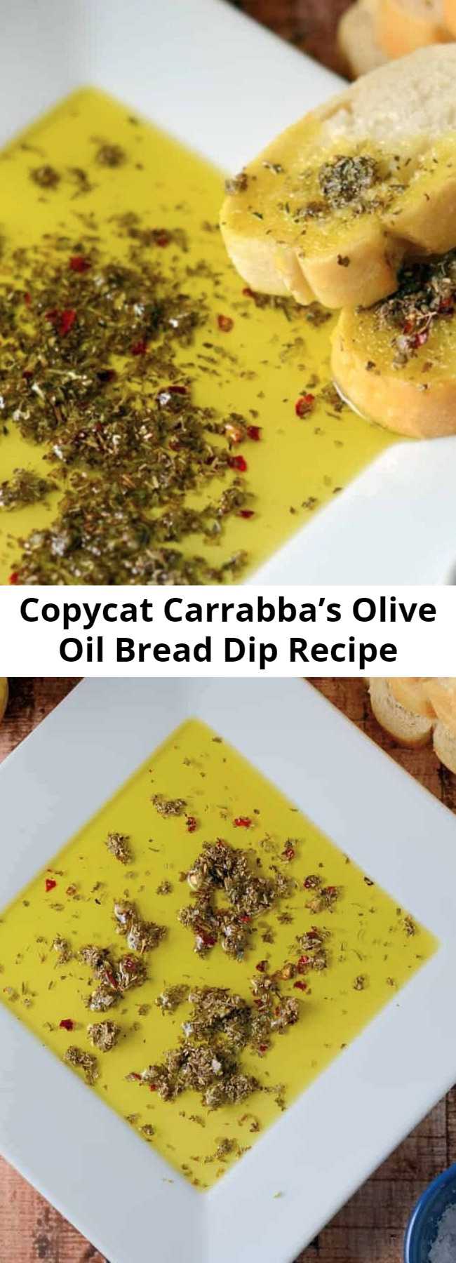 Copycat Carrabba’s Olive Oil Bread Dip Recipe - The best bread dip recipe out there! Use as a dipping sauce for cheese, meats, drizzle on salads or mix into pasta sauce. These are the best dipping spices to make ahead and keep it in the pantry!
