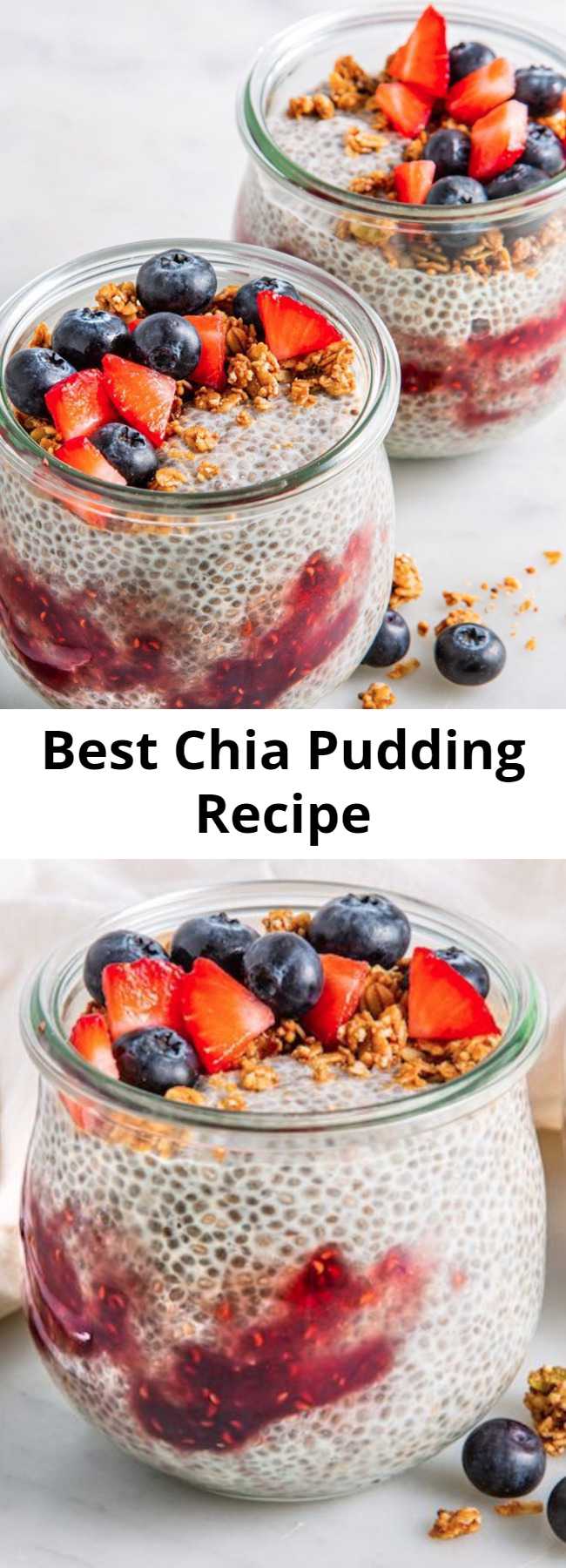 Best Chia Pudding Recipe - This Chia Pudding is perfect for breakfast, brunch, or a healthy dessert alternative any day. You're gonna have to find something else to feel guilty about.