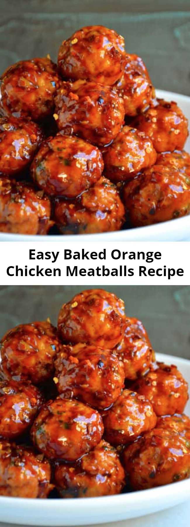 Easy Baked Orange Chicken Meatballs Recipe - Best of all, these meatballs will be on your table in 30 minutes or less. They’re the perfect make-ahead weeknight meal, a school lunch standout, and the ultimate entrée to pair with homemade fried rice and chocolate-dipped fortune cookies. A fake-out for takeout has never been easier!