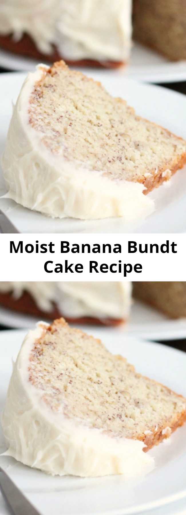 Moist Banana Bundt Cake Recipe - Exceptionally Moist and flavorful. A special "freezer trick" locks in the moisture. I like to serve the cake slightly chilled. And it just gets better and more moist each day. When possible, make it at least a day in advance of when you plan to serve it.