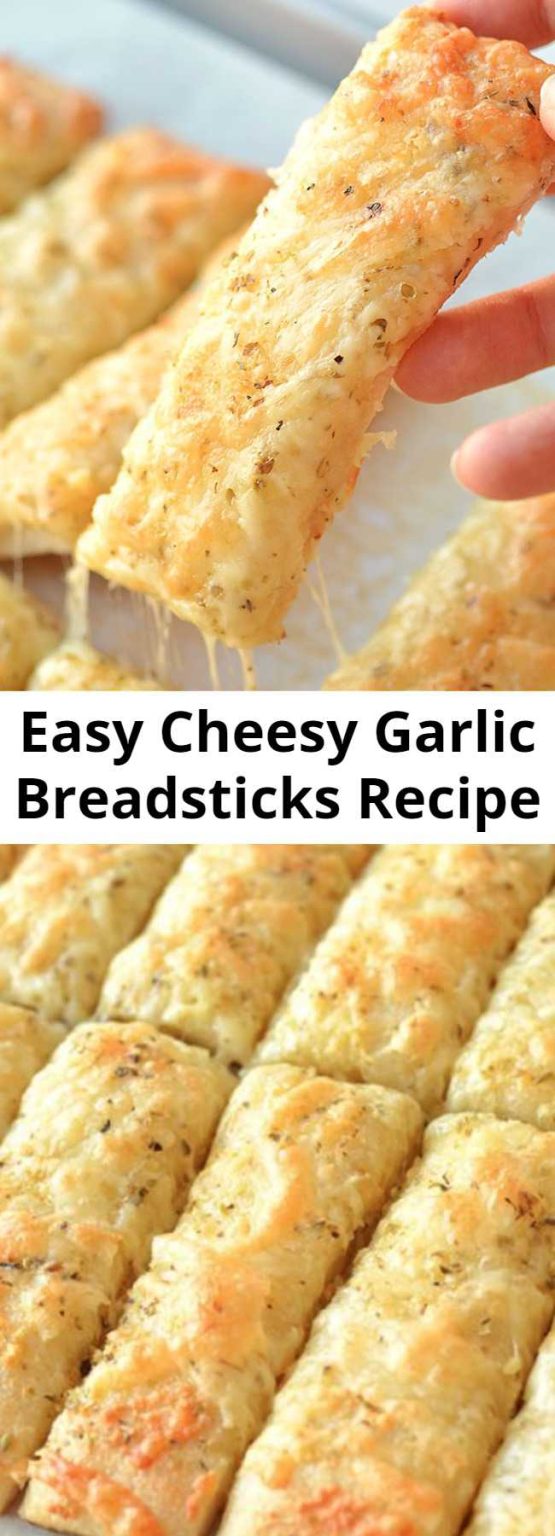 Easy Cheesy Garlic Breadsticks Recipe Mom Secret Ingrediets